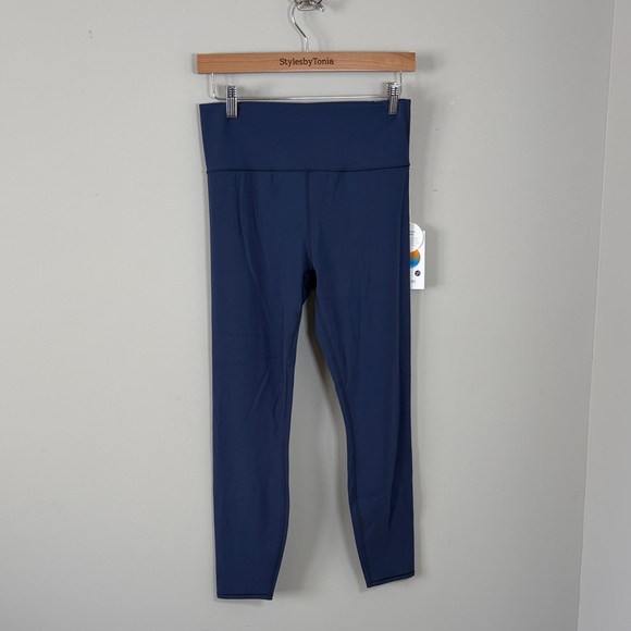 Vuori All The Feels Legging Blue Coast High Rise Performance Stretch Bliss L NEW - Picture 4 of 11